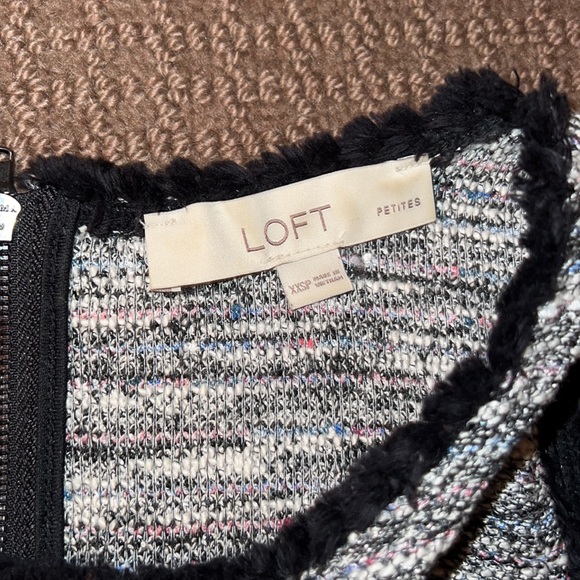 Ann Taylor Loft tweed sleeveless dress. - Picture 2 of 4